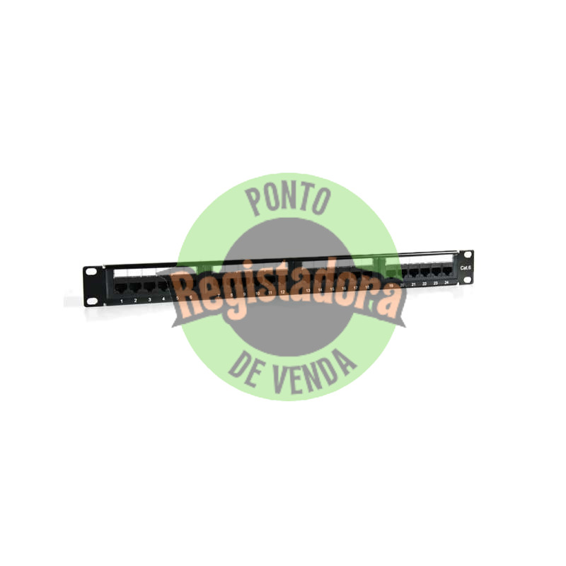 2LAN Patch Panel 19" CAT6 24 Portas UTP