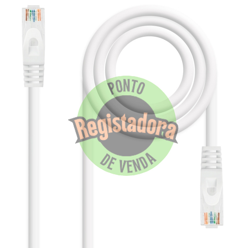 Nanocable Cabo de rede cat. 6A LSZH/UTP 3 M Branco