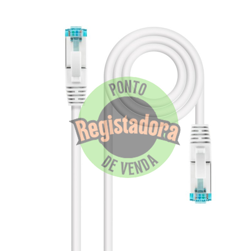 Nanocable Cabo de rede cat. 7 LSZH/SFTP 25 CM Branco