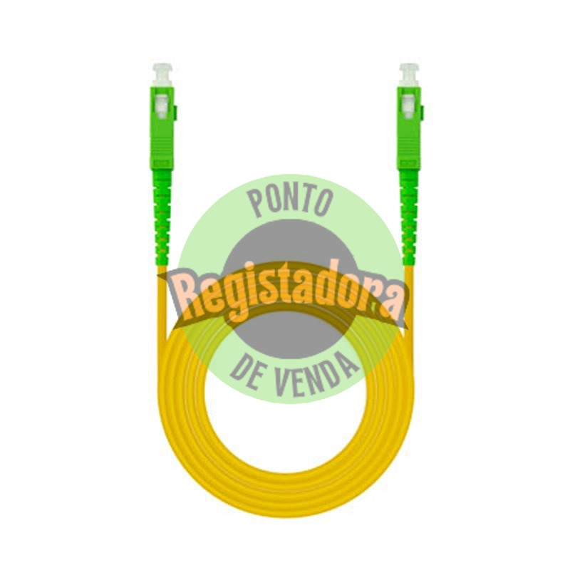 Nanocable Cabo fibra SC/APC LSZH Amarelo 10m