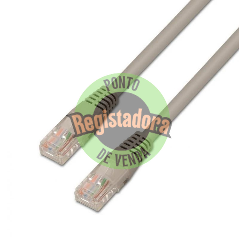 Aisens Cabo de rede RJ45 CAT.6 UTP 1.0m Cinzento Cobre