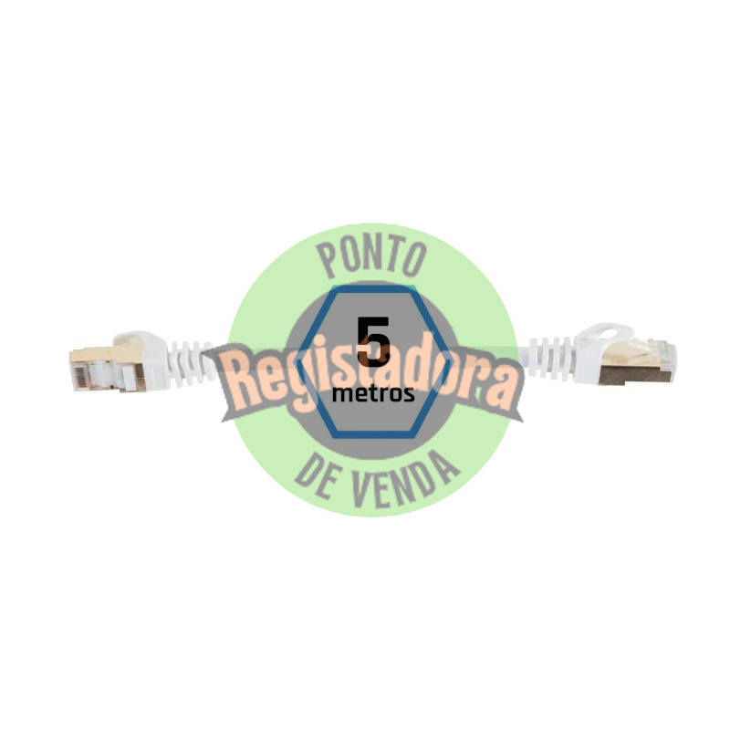iggual Cabo de rede cat7 SFTP LSZH 5 metros branco