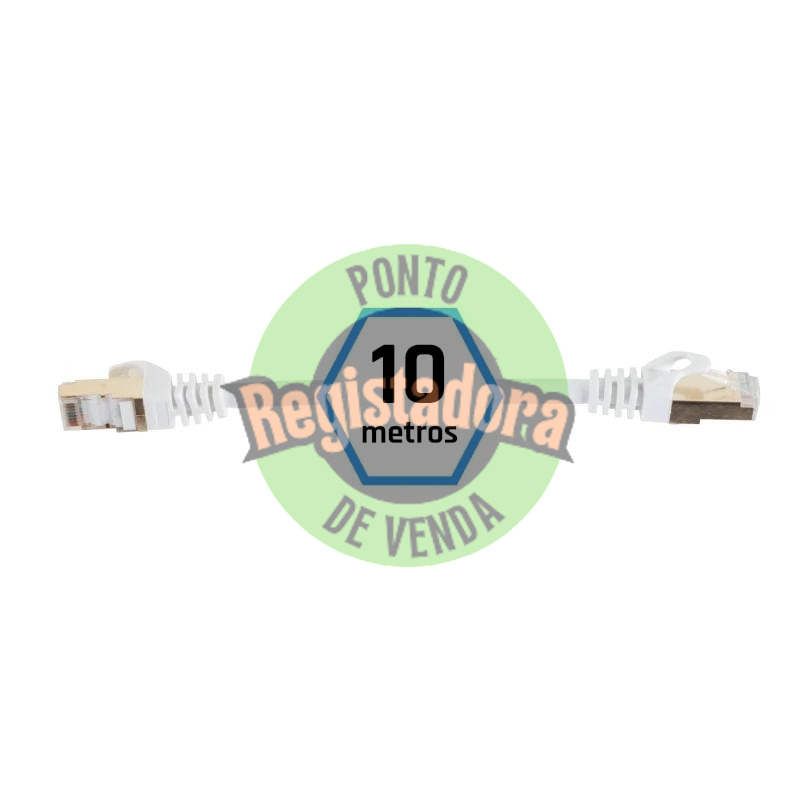 iggual Cabo de rede cat7 SFTP LSZH 10 metros branco