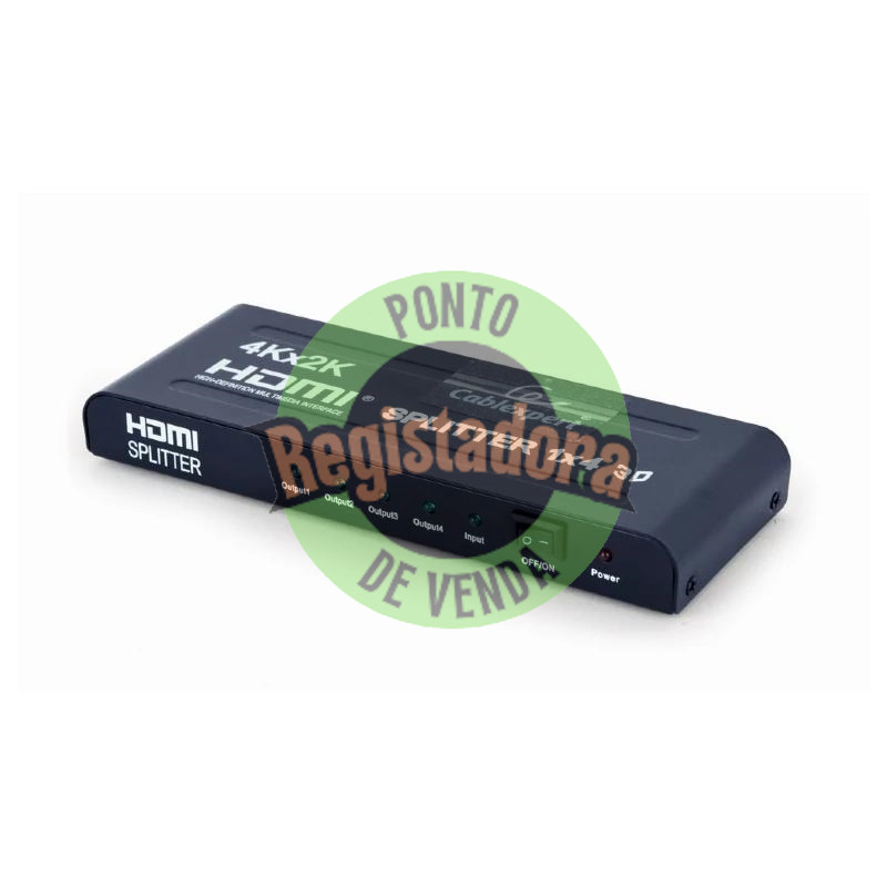 Gembird Divisor de HDMI 4 Portas Preto