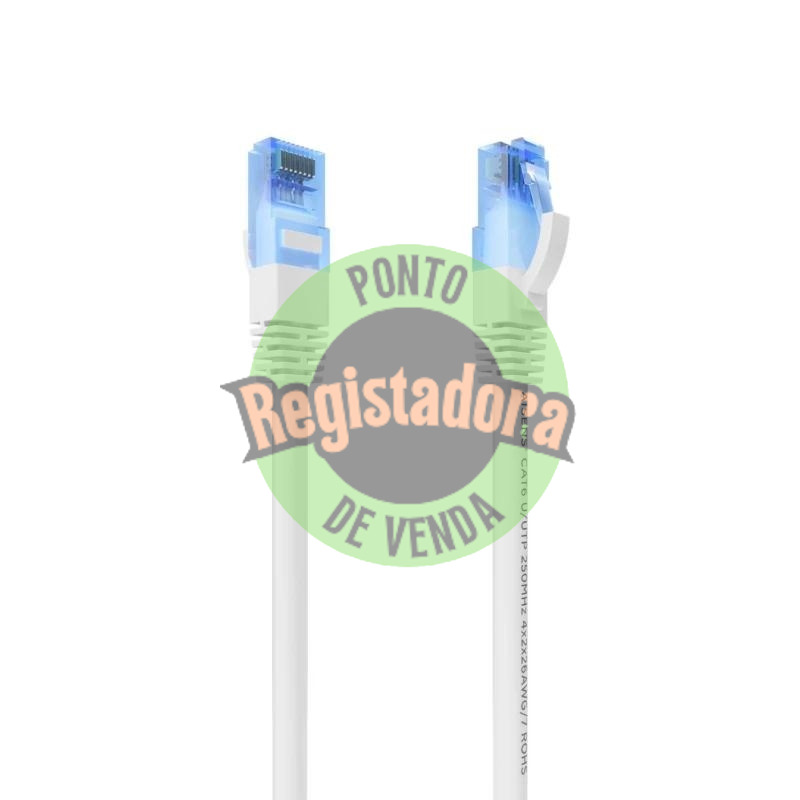 Aisens Cabo RJ45 CAT.6 UTP AWG26 CCA Branco 30cm