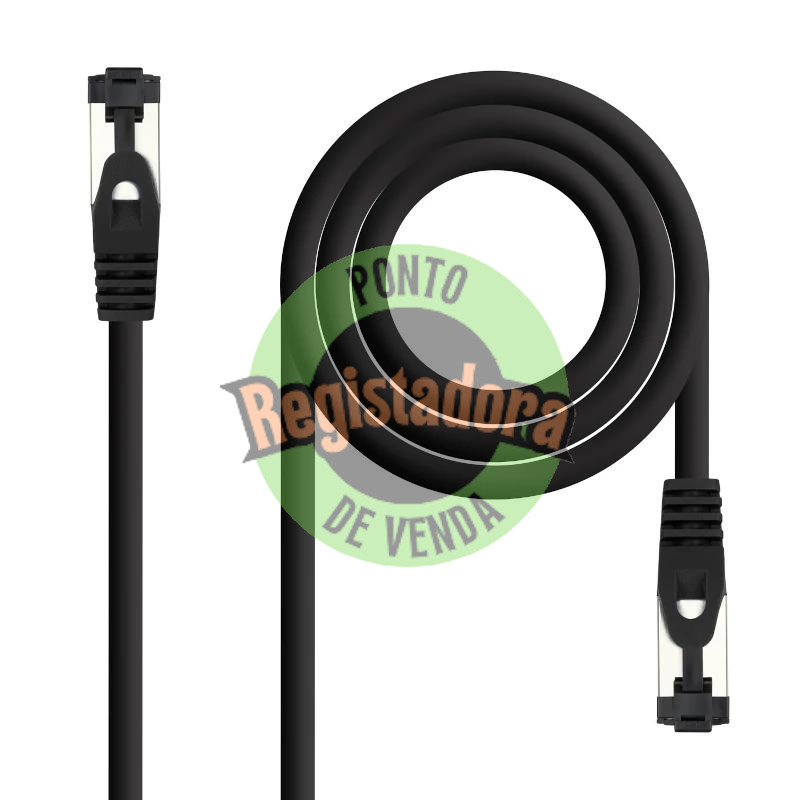 Nanocable Cabo RJ45 Cat.6 UTP CCA 10 m Preto