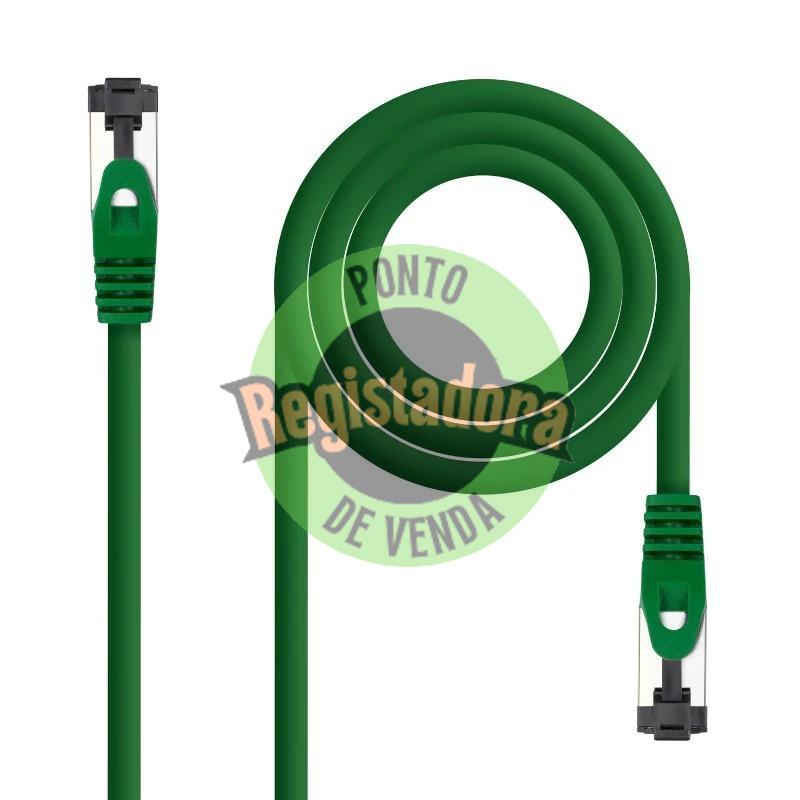 Nanocable Cabo de rede Cat. 8.1 2GHZ SSTP Verde 1m