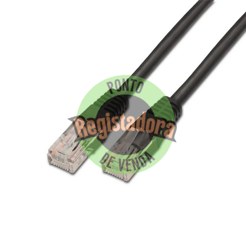 Aisens Cabo de rede RJ45 CAT.6 UTP AWG24 preto 0.5m