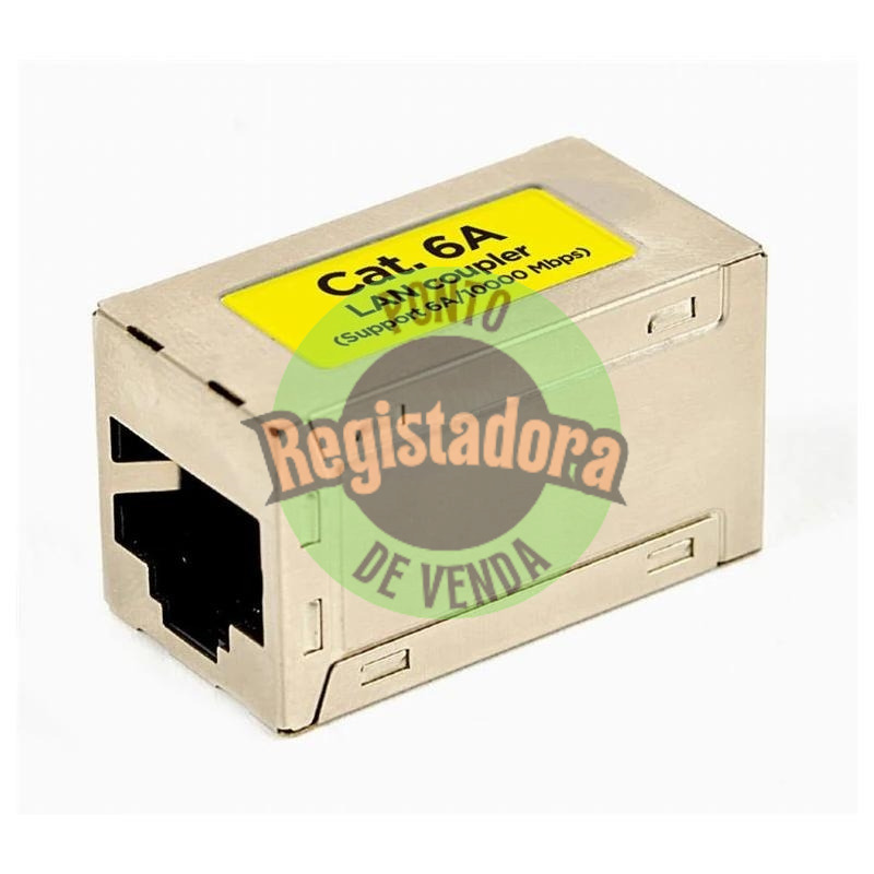 Gembird Acoplador LAN Cat. 6A blindado FTP