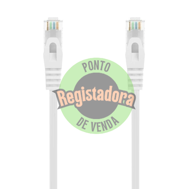 Aisens Cabo de rede RJ45 LSZH CAT.6A UTP branco 3.0m