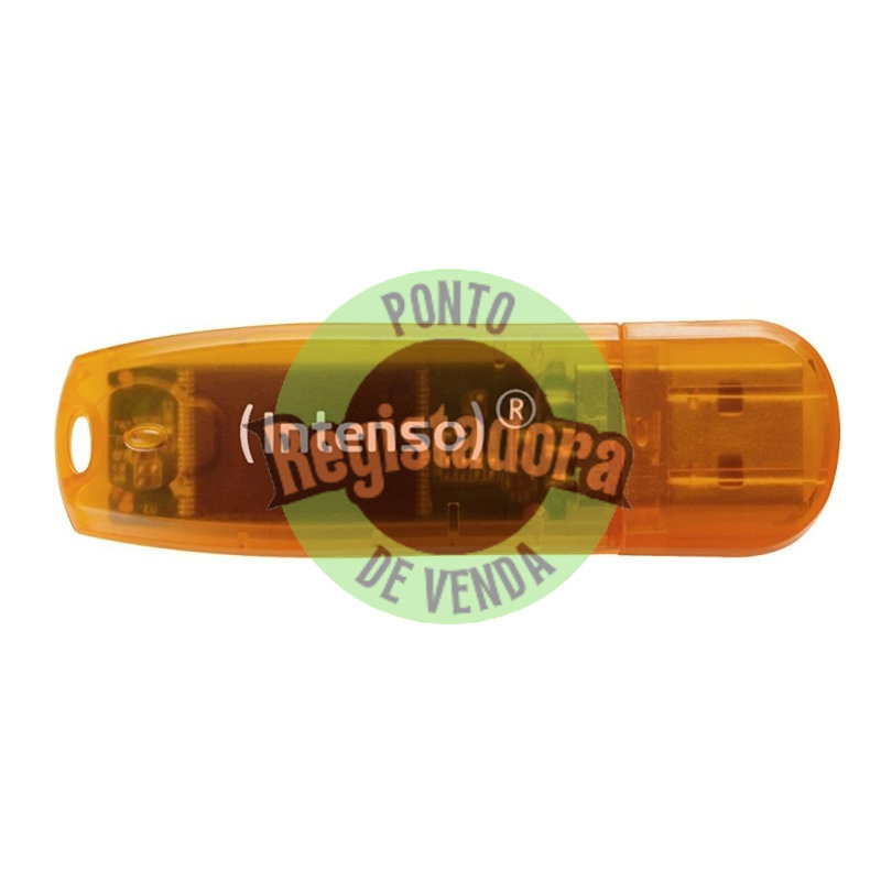 Intenso 3502490 Pen USB 2.0 Rainbow 64GB Laranja