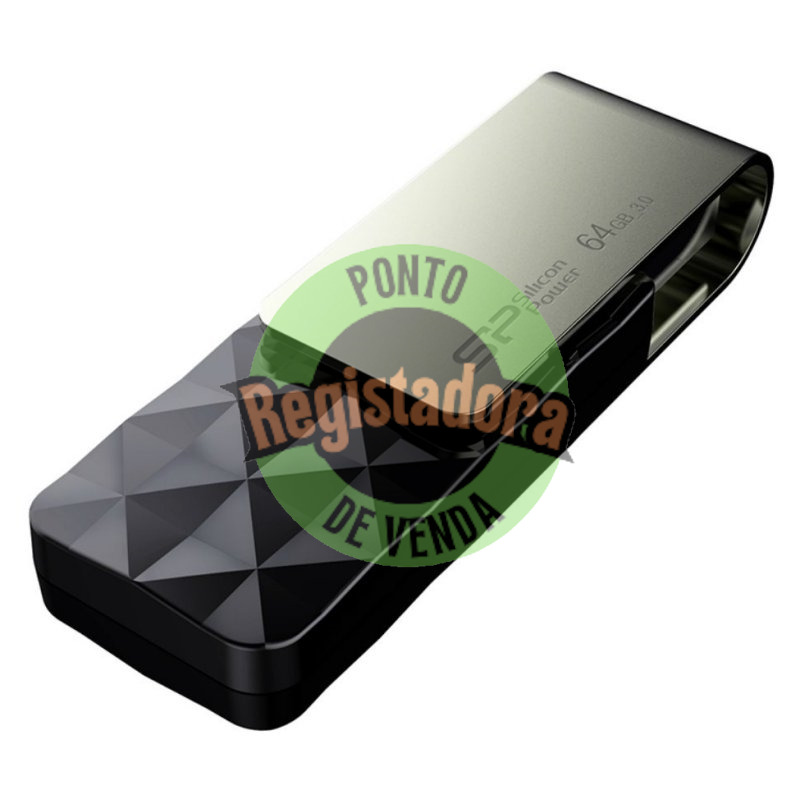SP memória USB Blaze B30 USB 3.1 Gen1 64GB Black