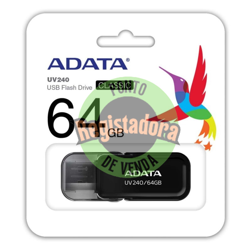 ADATA Lapiz Usb UV240 64GB USB 2.0 Preto