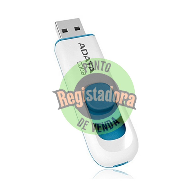 ADATA Lapiz Usb C008 32GB USB 2.0 Branco/Azul