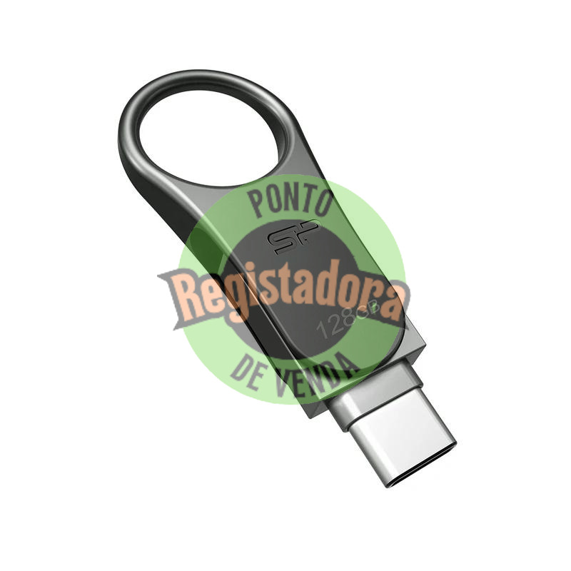 SP Lapiz USB C80 USB-C 3.2 128GB Dual Metalico