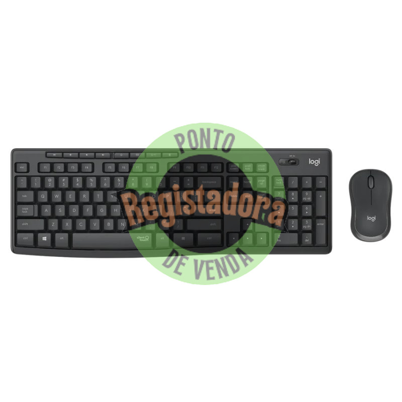 Logitech MK295 Teclado y rato sem fios Preto