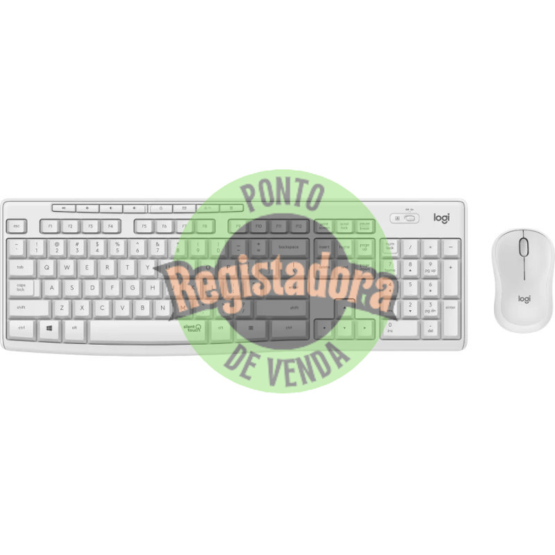 Logitech MK295 Teclado y rato sem fios Branco