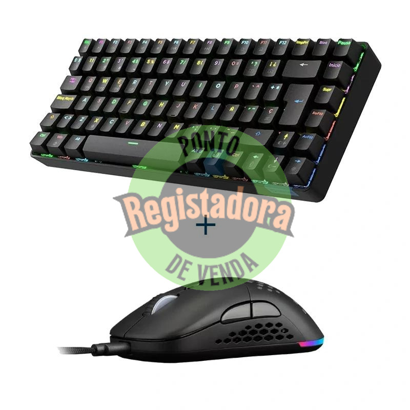 Hiditec Teclado GM1K switch red + Rato GX30 PRO