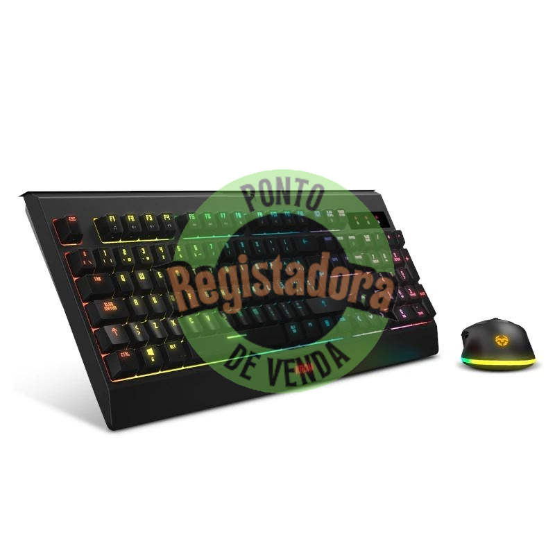 KROM KABALA | Kit Teclado e rato Wireless RGB SP