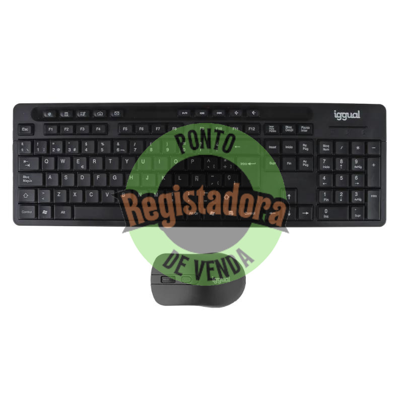 iggual Kit teclado rato sem fios WMK-BUSINESS2