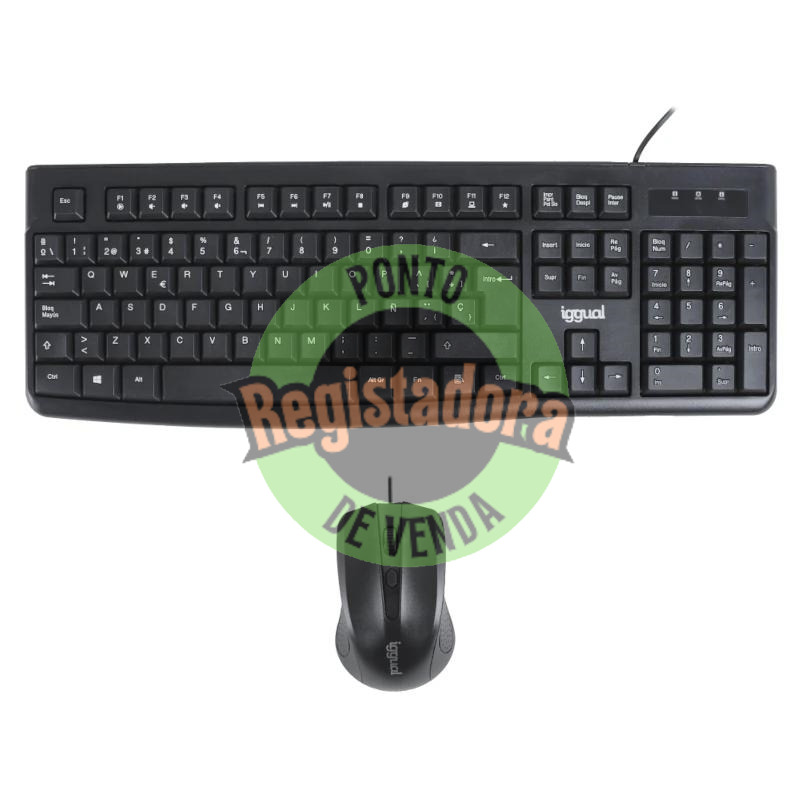 iggual Kit teclado e rato CMK-BUSINESS2 preto