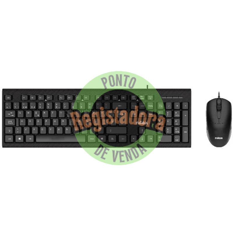 NILOX Kit Teclado+rato NXKME0011 Usb Preto