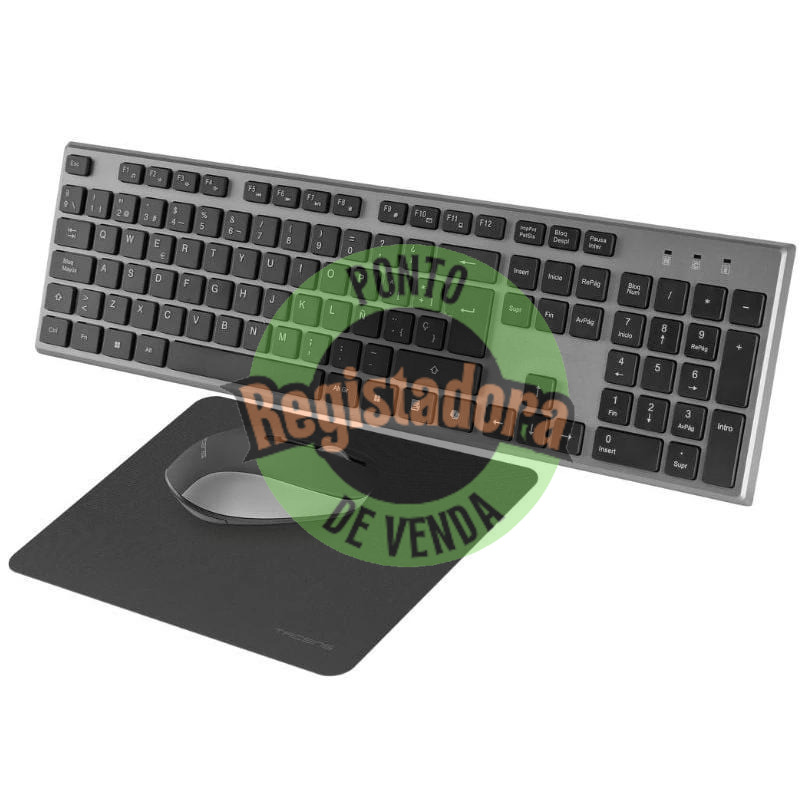Tacens 3EN1 Teclado+Rato+Alfom sem fios Preto