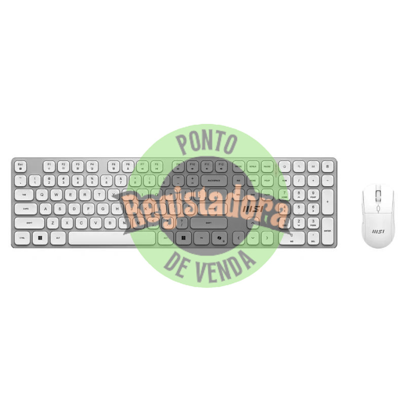 Msi Teclado + Rato FORGE K210 W COMBO ES White