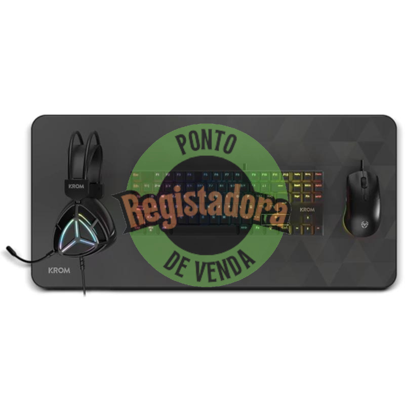 KROM KLASS PCombo Gaming 4 en 1 RGB Preto