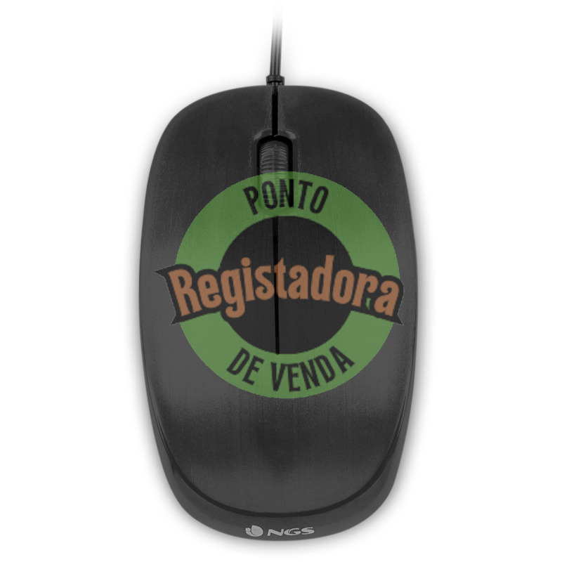 NGS Rato óptico Flame 1000 Dpi Preto