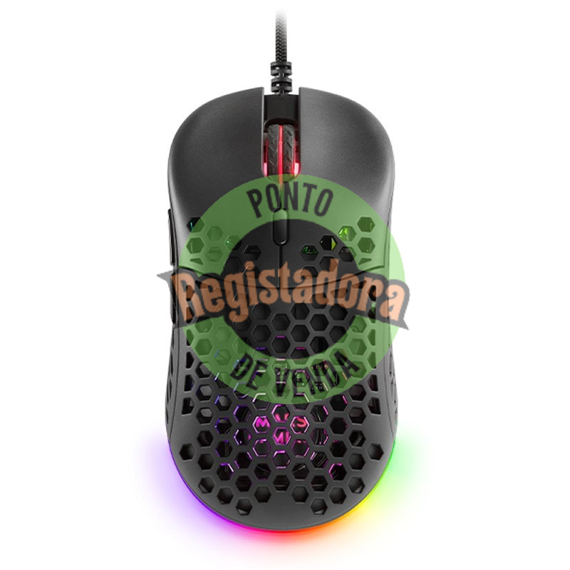 Mars Gaming Rato Gaming leve RGB preto