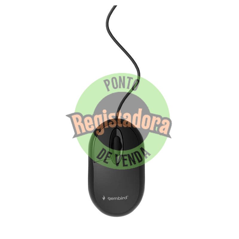 GEMBIRD Rato óptico USB 3 botones cabo Preto
