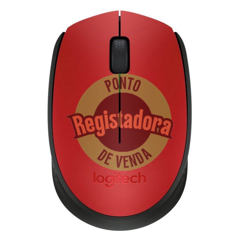 Logitech M171 Rato sem fios 1000 dpi Neg/Vermelho