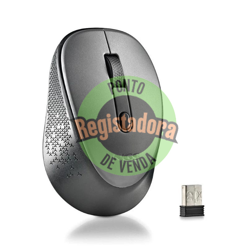 NGS RATO SEM FIOS 800/1600DPI Cinzento