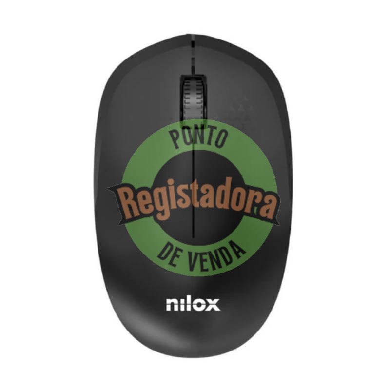 Nilox Rato Wireless, 1000 DPI, 3 botones, Preto