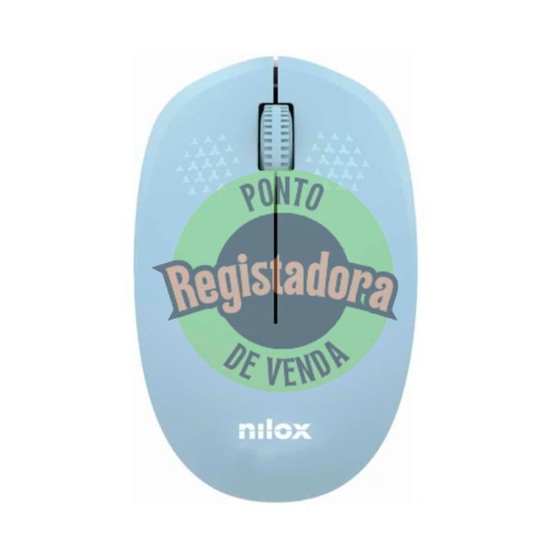 Nilox Rato Wireless, 1000 DPI, 3 botones, Azul