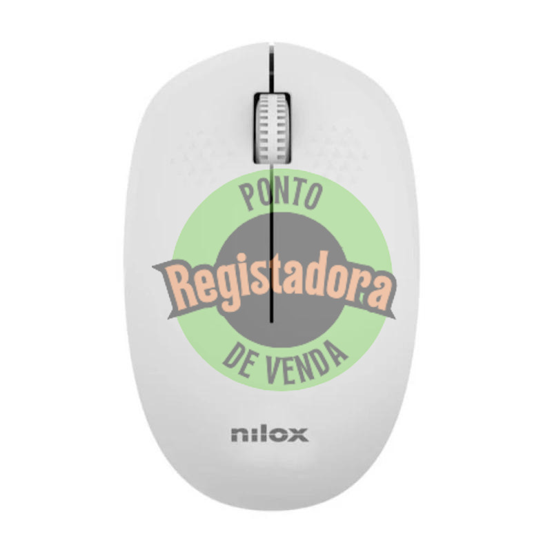 Nilox Rato Wireless, 1000 DPI, 3 botones, Cinzento