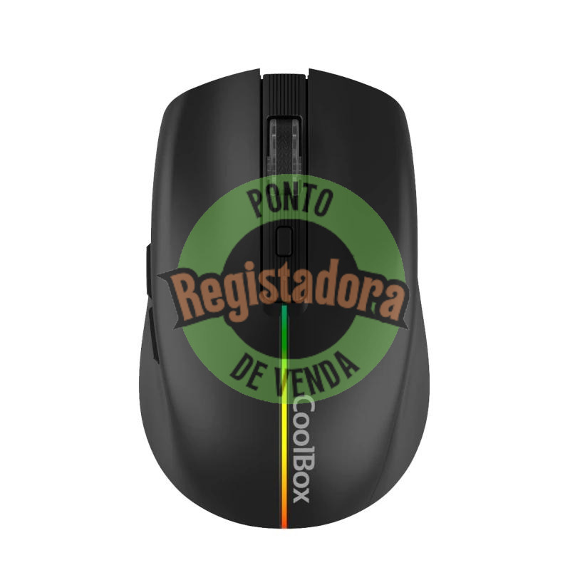 Coolbox Gaming Rato W01 1600DPI sem fios Negr