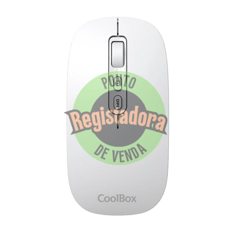 Coolbox Rato W02-IA sem fios RF+BT Branco