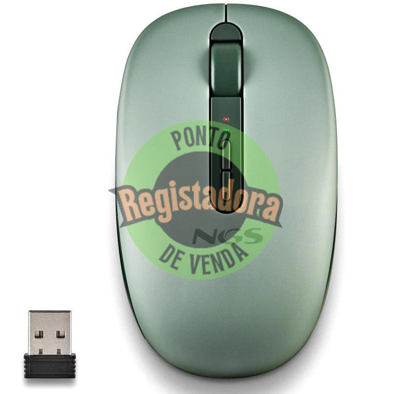NGS Rato sem fios 2.4GHZ Dual BT FOGDUAL GREEN