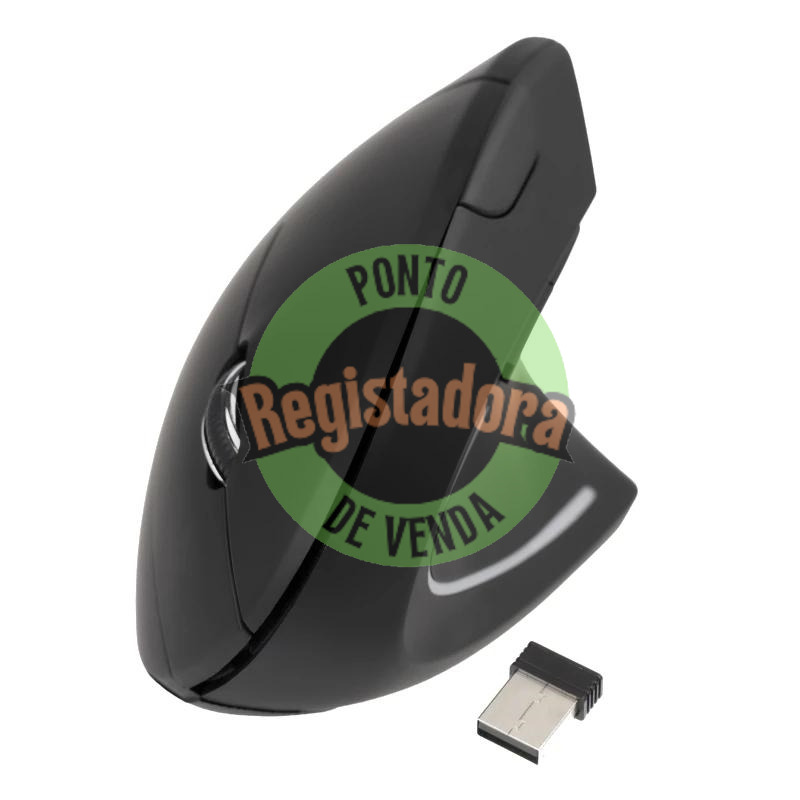 Tooq Rato sem fios ergonómico Vertical 3200DPI