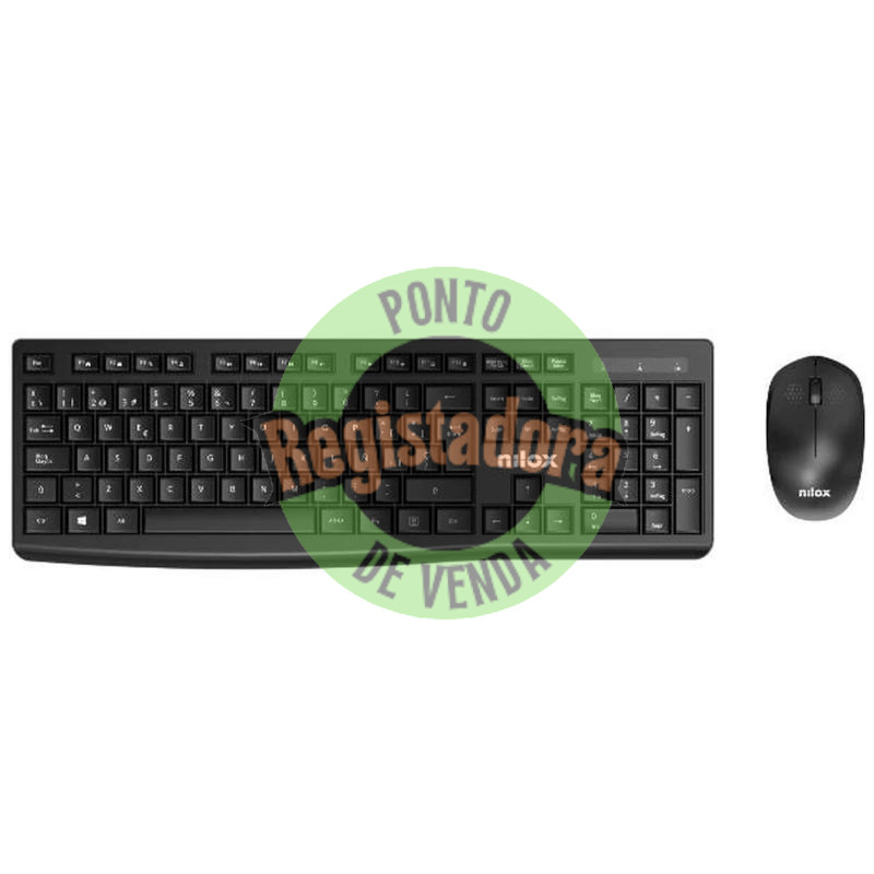 Nilox NXKMWE012 Kit teclado + rato Wireless