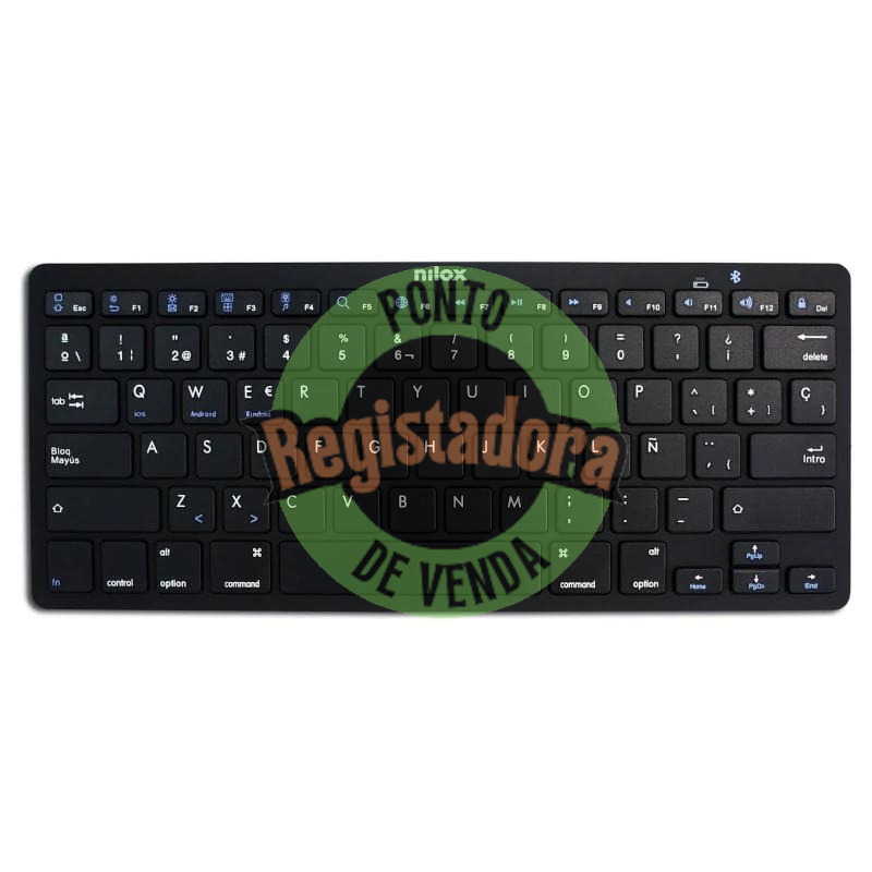 Nilox Teclado NXKB01B Bluetooh, Preto