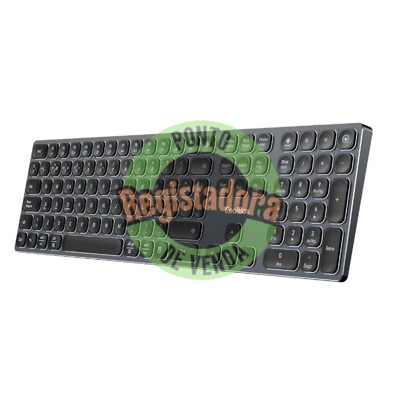 Coolbox Teclado Inal. Retroil.MOONLIGHT B431 Preto