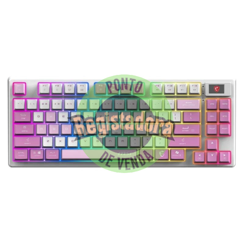 Msi Teclado FORGE GK600 TKL W VIOLET ES BT