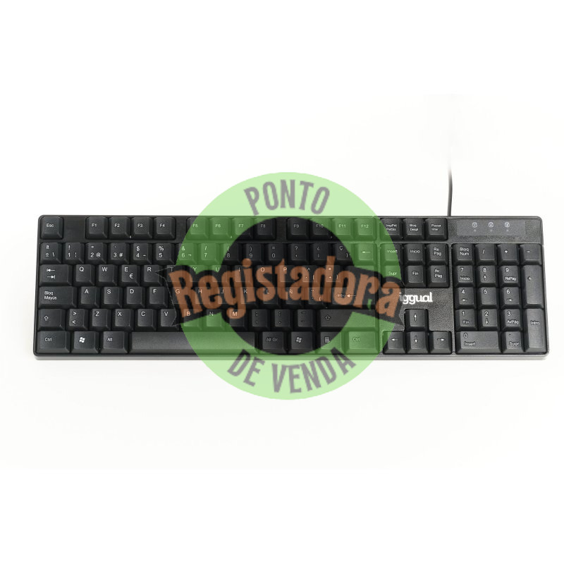 iggual Teclado USB padrão CK-FRAMELESS-105T