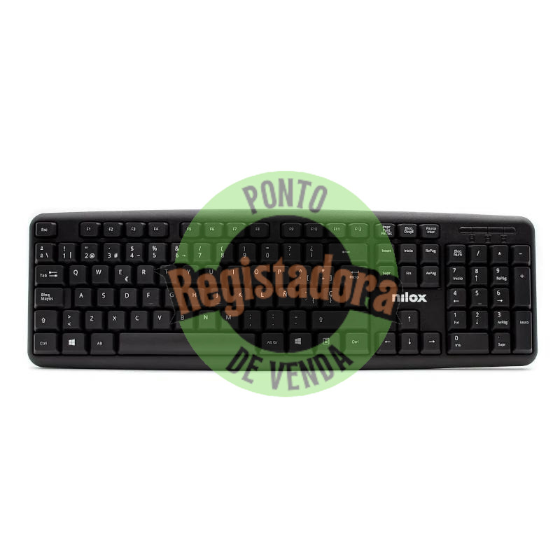 Nilox Teclado Compacto NXKBE000002 Usb Preto