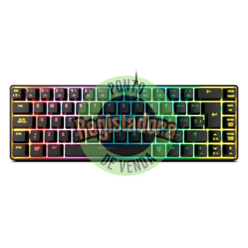 KROM KALISTA | Teclado mini RGB membrana