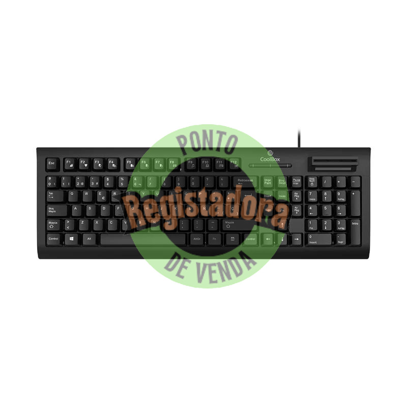Coolbox Teclado com leitor DNI smartcard V4