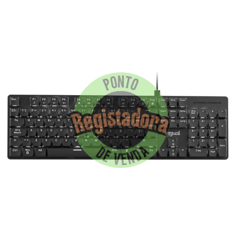 iggual Teclado USB mecánico CK-MECHA-105T preto
